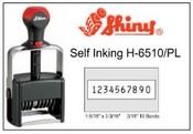 Shiny H-6510/PL, Self-Inking Line 10 Band Numberer