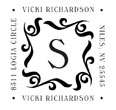 Custom Monogram Square Address Stamp