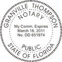 Florida Notary Embosser
Notary Public Embossing Seal
Notary Public