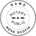 Nova Scotia Notary Embosser
Nova Scotia Notary Public Embossing Seal