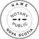 Nova Scotia Notary Embosser
Nova Scotia Notary Public Embossing Seal