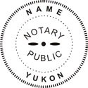 Yukon Notary Embosser
Yukon Notary Public Embossing Seal
Yukon Notary Public Seal