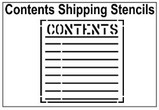 Contents Shipping Stencils