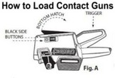 How to Load Contact Label Gun
