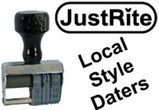 JustRite Local Style Dater Stamps