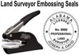 Land Surveyor Embossing Seals