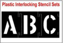 Plastic Interlocking Stencil Sets