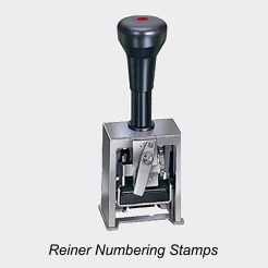 Reiner Numbering Machines