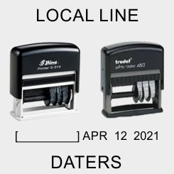 Local Style Self-Inking Daters