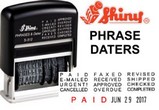 Shiny Printer Phrase Daters