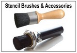 Stencil Brush Applicator Sets