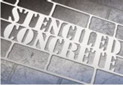 Concrete Sidewalk and Driveway Decor Stencils