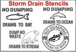 Storm Drain Stencil Sets