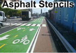 Street Asphalt Stencils