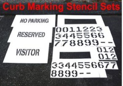 Curb Painting Stencils