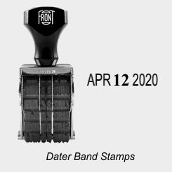 Dater Rubber Band Stamps