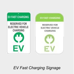 EV Charging Station Signage