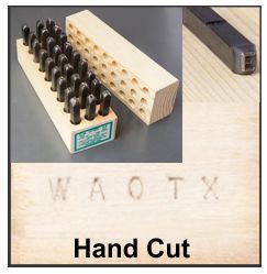 Hand Cut Steel Stamp Sets