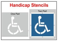 Handicap Stencils