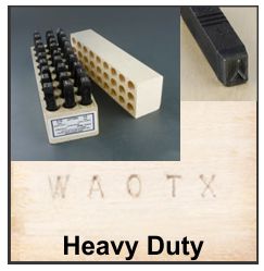 Heavy Duty Steel Stamp Sets