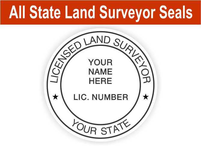 Land Surveyor State Seals
