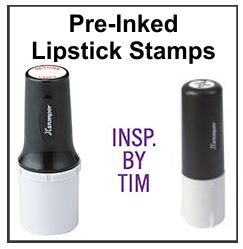 Lipstick Inspection Stamps