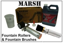 Marsh Fountain Rollers and Brushes