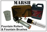 Marsh Fountain Rollers and Brushes