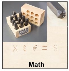 Math Steel Stamp Sets