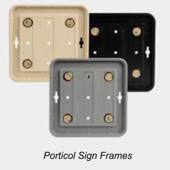 Porticol Plastic Sign Frames