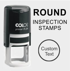 Round Inspector Stamps