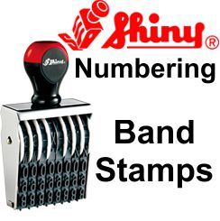 Shiny Numbering Band Stamps