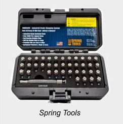 Spring Tools Steel Type Set