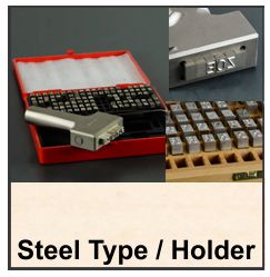 Steel Type with Holders