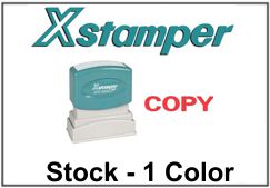 Xstamper One Color Stock Stamps