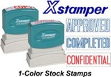 Xstamper One Color Stock Stamps