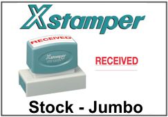 Xstamper Jumbo Stock Stamps