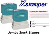 Xstamper Jumbo Stock Stamps
