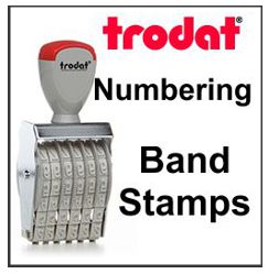 Trodat Number Band Stamps