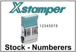 Xstamper Numbering Stamps