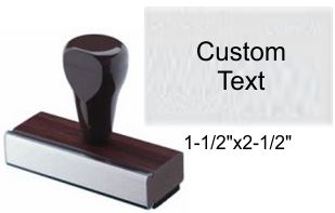 1-1/2" x 2-1/2" Custom Rubber Stamp
Custom Rubber Stamp
Rubber Hand Stamp