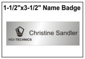 Engraved Name Badge, 1.5" x 3.5"