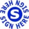 Pre-Inked Stock Stamp - (SIGN HERE)
Xstamper Stock Stamp