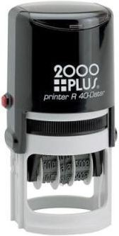 2000 Plus R-40 Printer Dater
COSCO D-I-Y Set Self-Inking Stamp
2000 Plus R-40 12-Hour Time and Date Stamp
