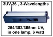 UV 3UV-36
3UV-36 Multi-Wave UV Lamp, 6W
