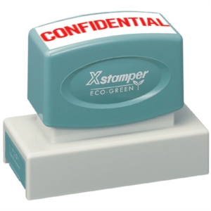 Xstamper Jumbo Stock Stamp "CONFIDENTIAL"
Xstamper Stock Stamp