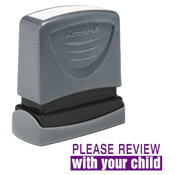 Teacher Stamp Please Review With Your Child