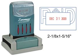 66210 Xstamper VersaDater 'Paid' Date Stamp
