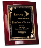 ecognition Awards
Plaques and Awards
8"x10" Black finish plaque w/starburst
Recognition Plaques and Awards
ROSEWOOD PIANO FINISH ECLIPSE PLAQUE & STARBURST PLATE