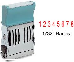 Xstamper 72011 Pre-Inked 8 Band Numbering stamp